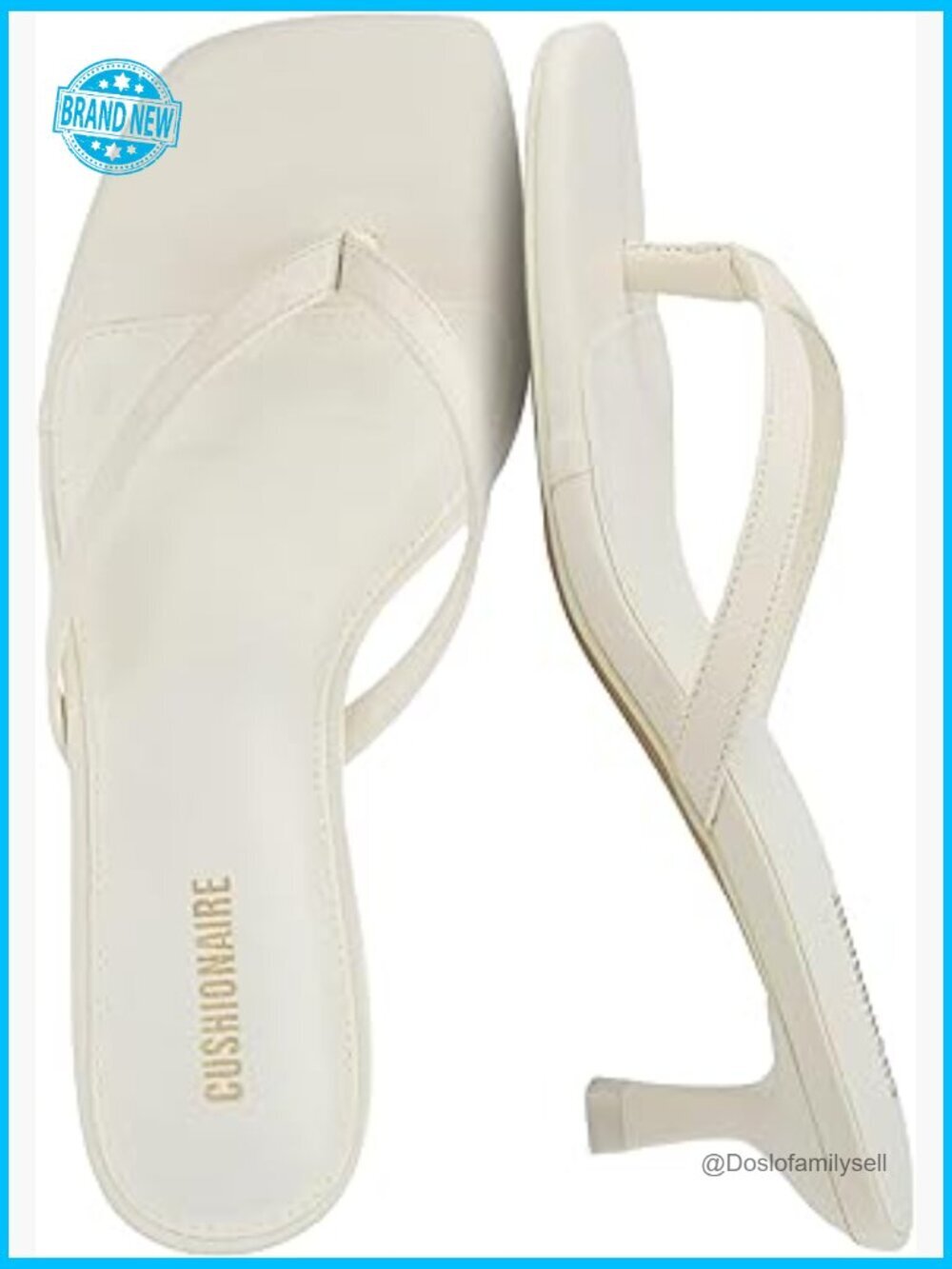 Kitten Heel Thong Sandals Elegant Dressy Heeled Flip Flops Women's Shoes